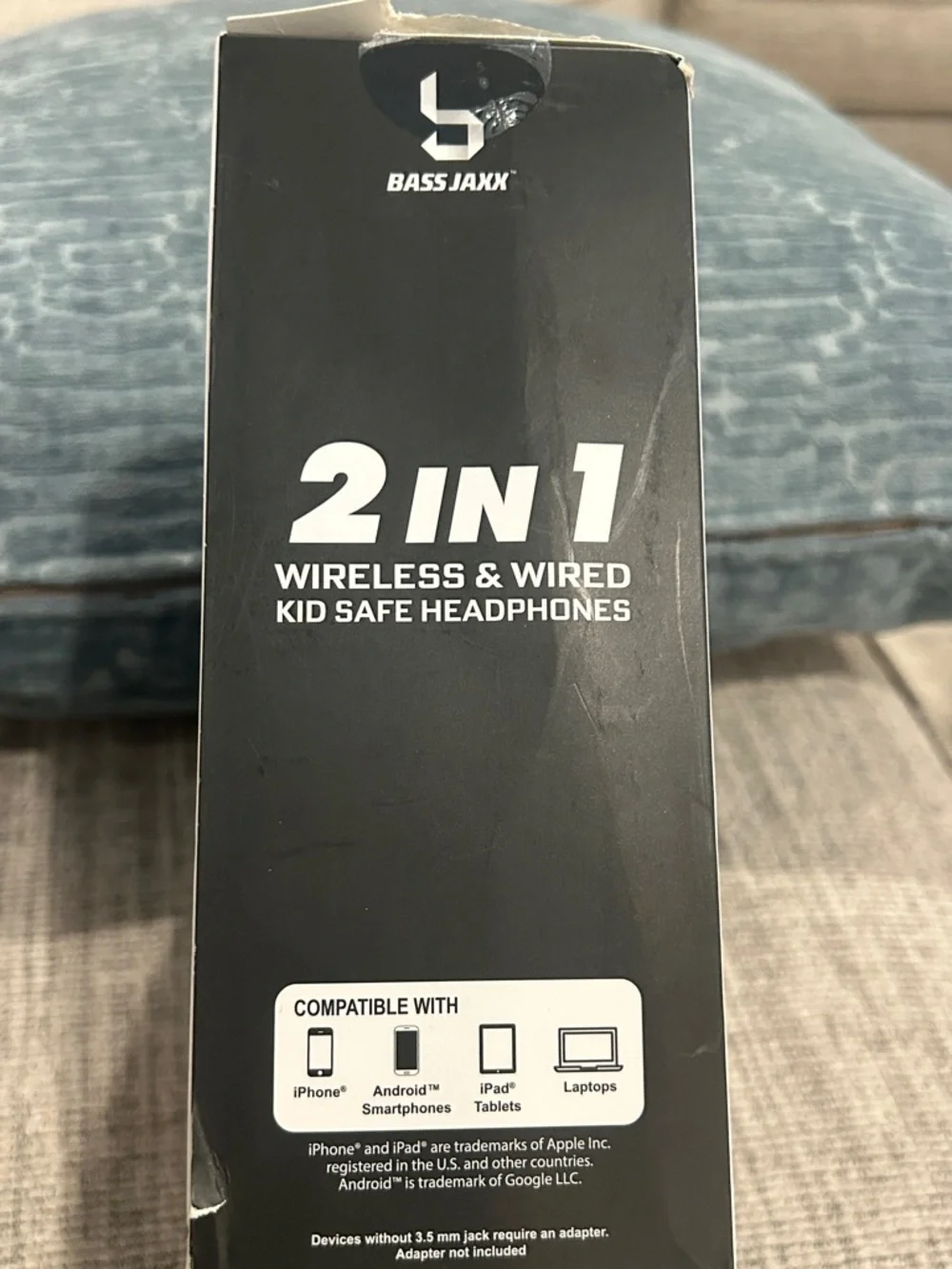 Kids Bluetooth & Wired Headphones — Black
